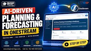 OneStream AI Forecasting Explained Predict, Explain, Override, Certify