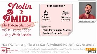 HighResolution Violin Transcription using Weak Labels