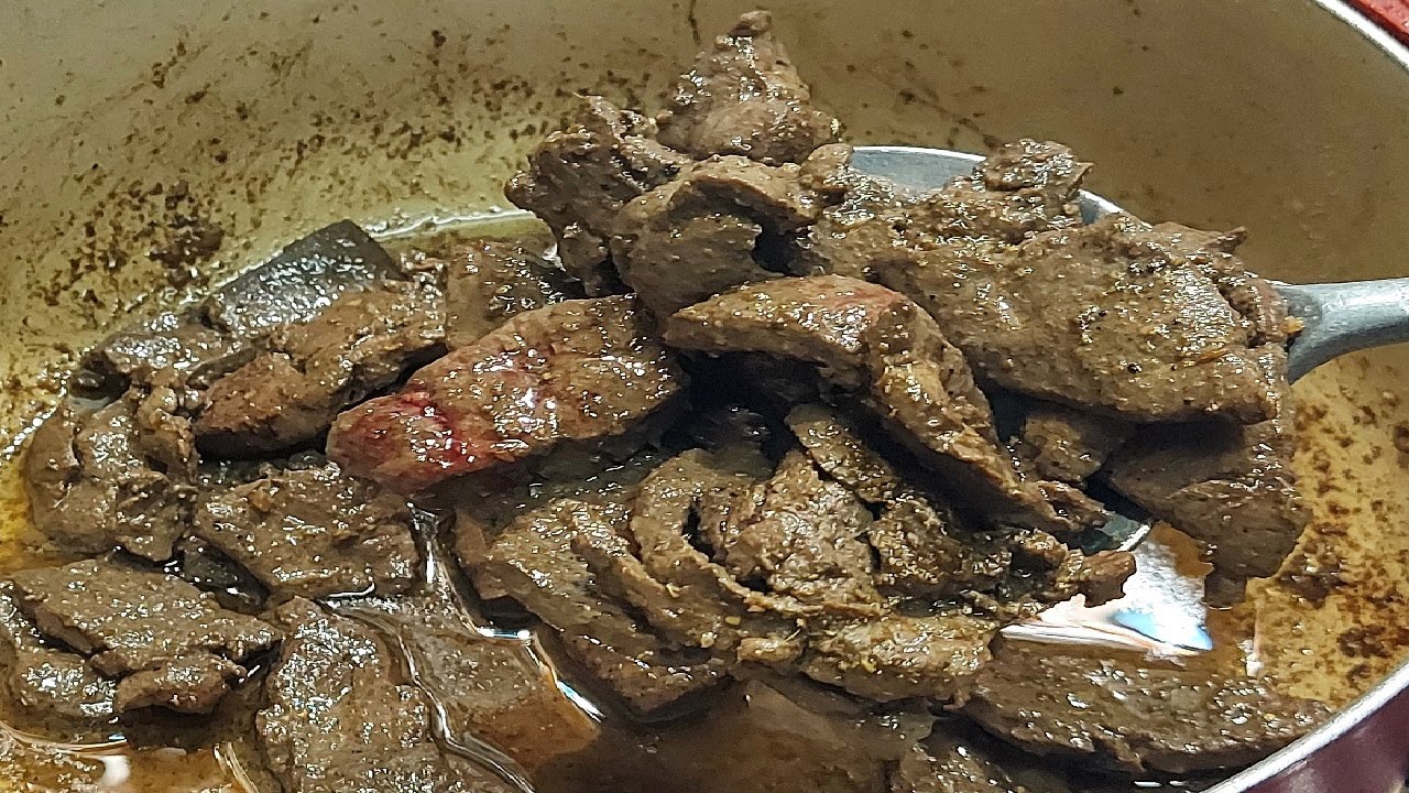 طريقة عمل الكبدة بالخل والثوم ، اسهل واطعم كبدة تتعمل في البيت