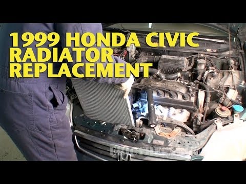 1999 Civic Radiator Replacement -EricTheCarGuy - YouTube