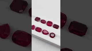 Certified Lab-Grown Ruby Loose Gemstones for Jewelry Making