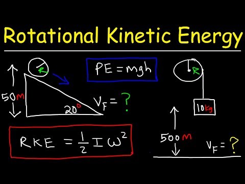 Video: Hoe bereken je kinetische rotatie-energie?