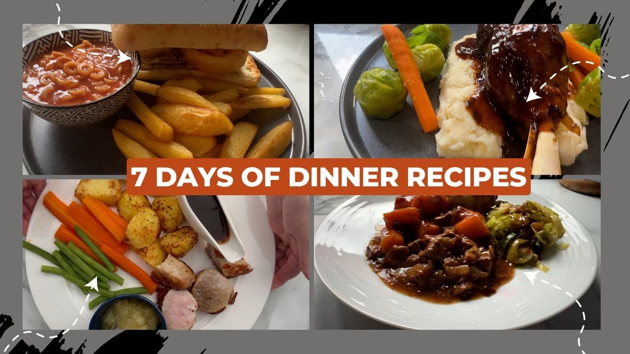 7 days of family dinners and recipes cooked from 08.09.25 - 14.08.25. What's for dinner UK