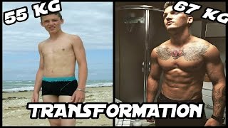 AMAZING 2 Years BODY TRANSFORMATION - Musculation & Motivation (18-20 years old)