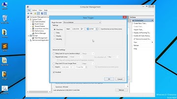 How to Schedule your computer to run a batch script automatically