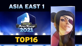 Capcom Pro Tour 2021  Asia East 1  Top 16