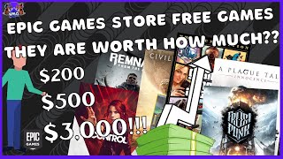 The Epic Games Store is giving away $80 worth of free games, be quick