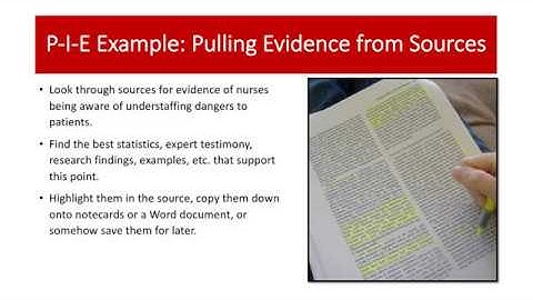 How to Incorporate and Synthesize Sources