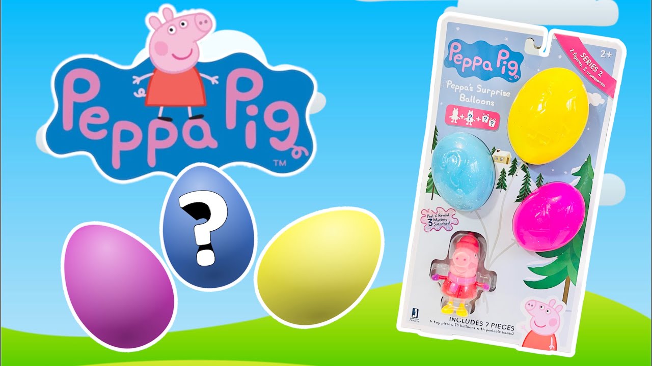 Peppa Pig Surprise BALLOONS Blind Bags Figure! YouTube
