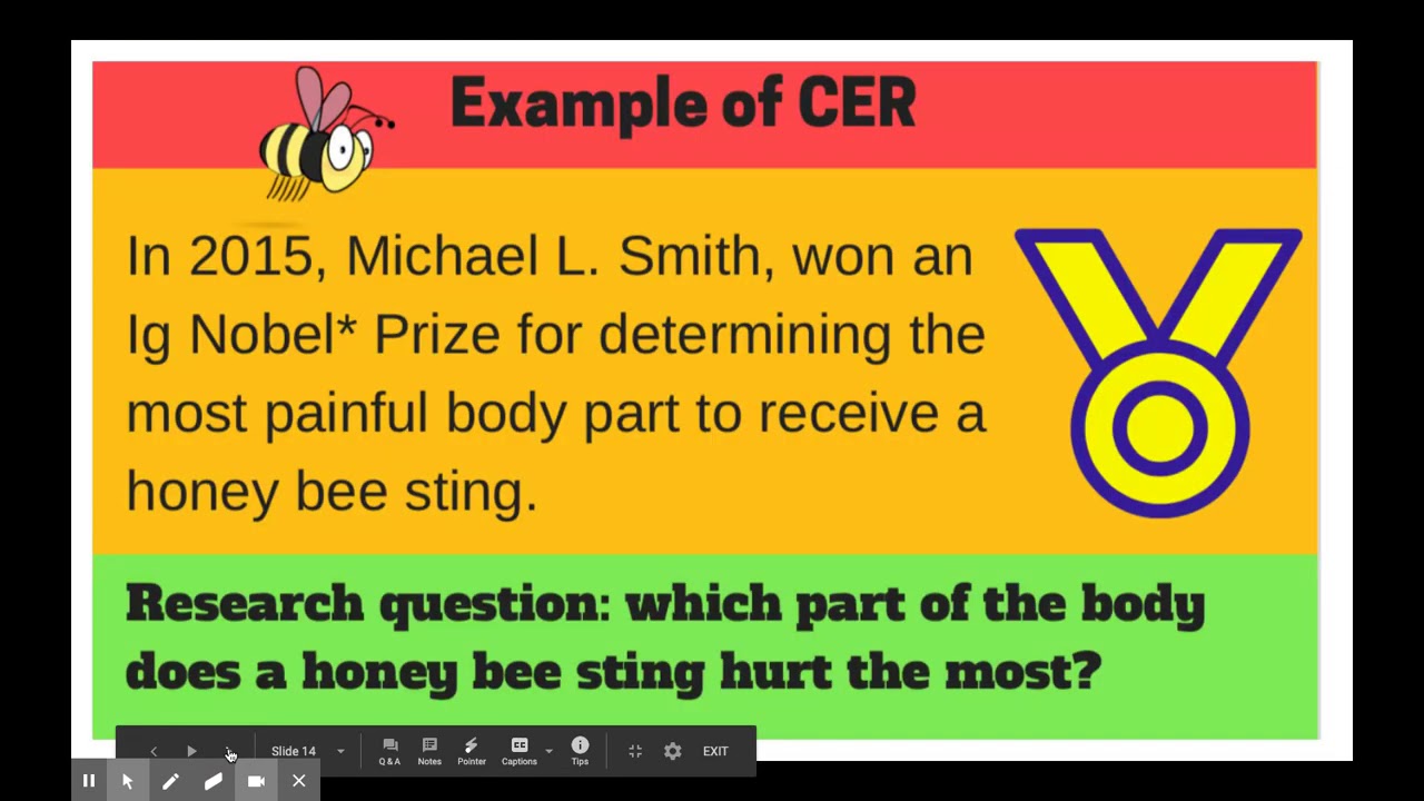 CER writing strategy - YouTube