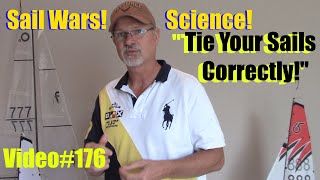 Sail Wars Science! How to secure the main sail on a DF65. Updated Video #176