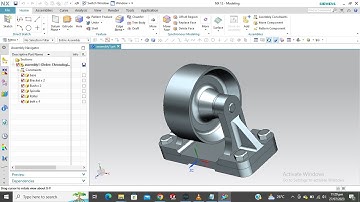Roller Bracket Assembly with Siemens NX
