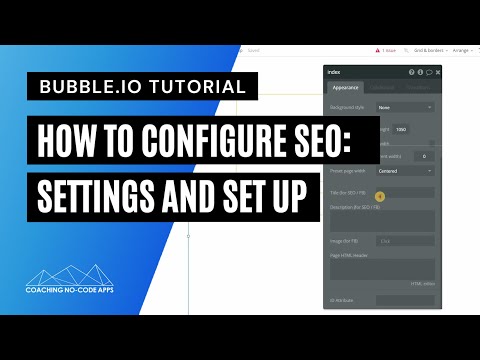 Configuring SEO Settings in Your Bubble App