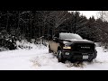Stuck in the snow | Stock Power Wagon