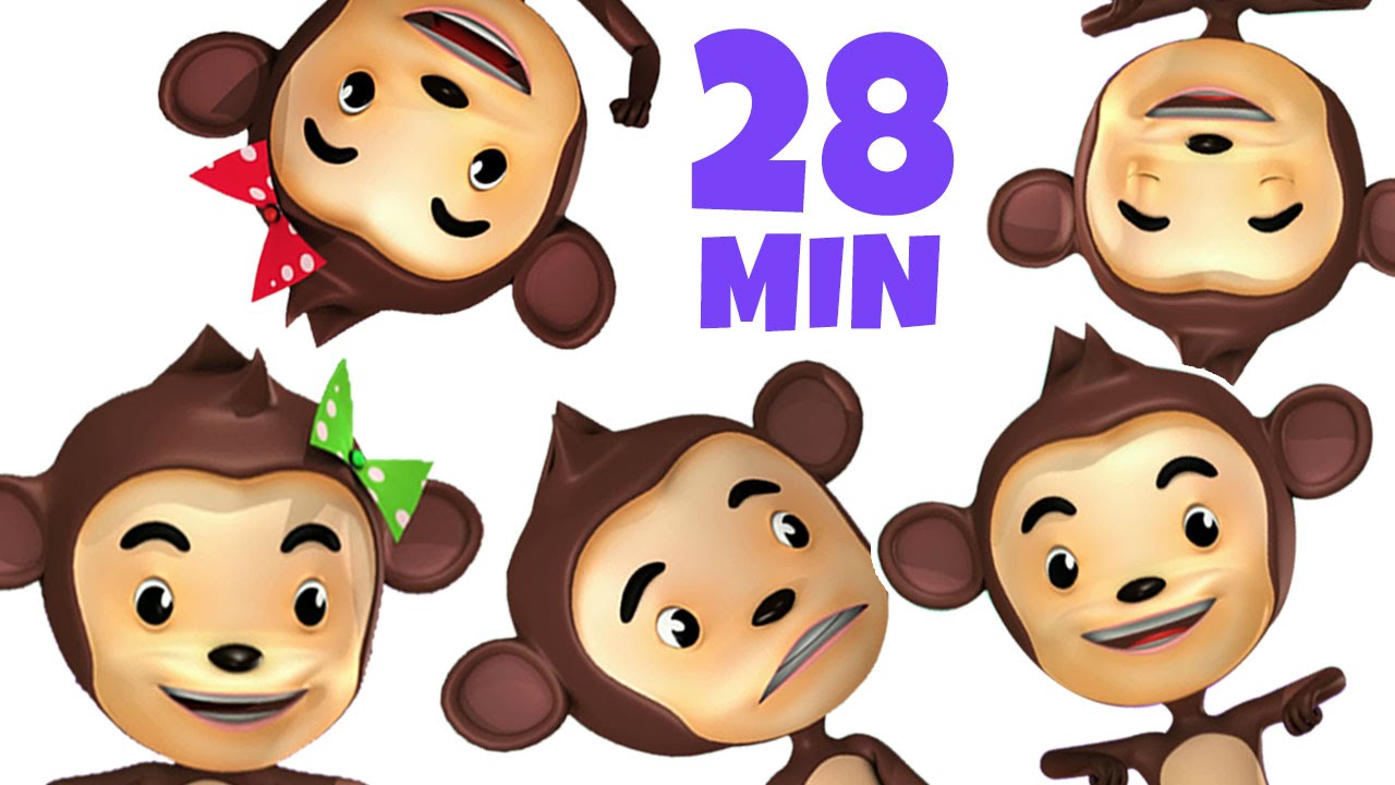 Nursery Rhymes and Kids Songs | Five Little Monkeys | Raggs TV - YouTube