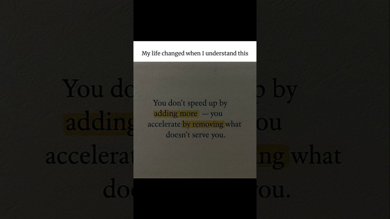 Subtract to grow 📈Read again - Subscribe 