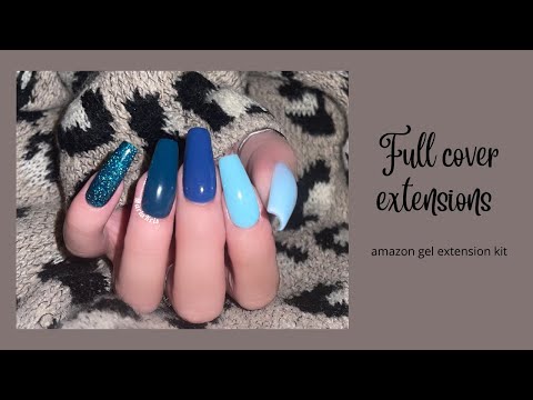 $20 Full cover nail extensions by Beetles REVIEWED + dip powder over extensions