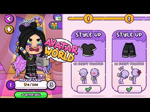 MOVIE STAR 🎬📽 AVATAR WORLD 🌎 UPDATE LEVEL 2 🌟