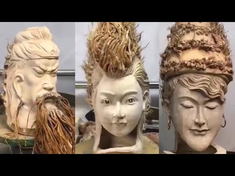 Amazing Bamboo root Sculpture | Cool Videos | Bamboo Woodwork |