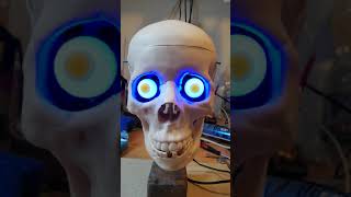 3 Axis Skull With 2 Axis Eyes Rgb Halloween