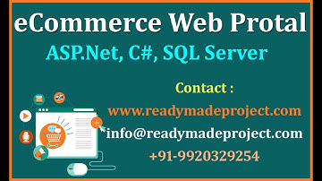 eCommerce Portal - ASP.NET + C# + SQL Server Configuration and Working Demo