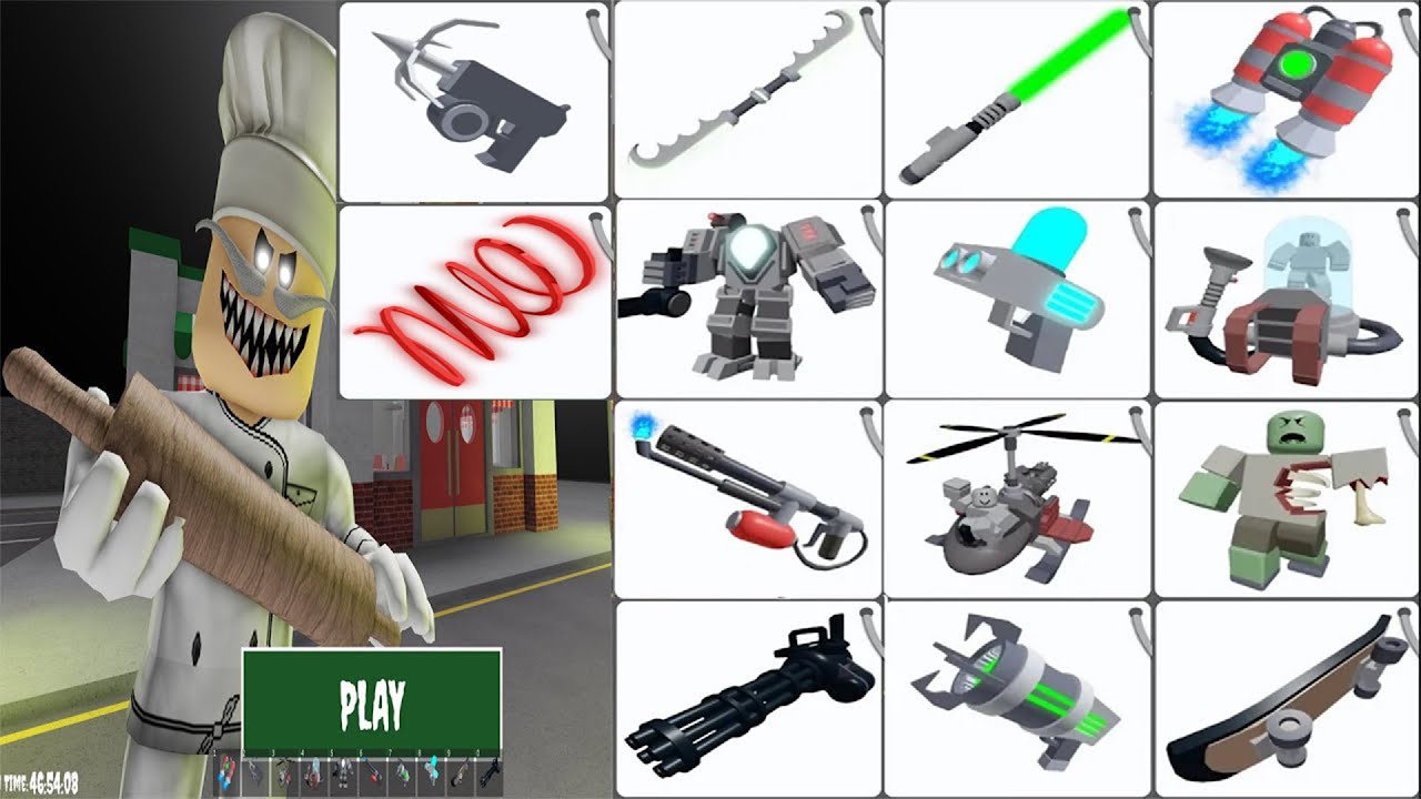 Escape Papa Pizza's Pizzeria! SCARY OBBY I Unlocked 14 Powers: Grapple, Jetpack, Speed Coil, Zombify