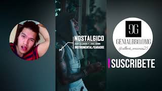 Rauw Alejandro Ft. Chris Brown - Nostalgico ( INSTRUMENTAL/KARAOKE/PISTA/REMAKE/LETRA) I Albert M.E.