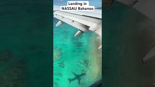 Landing in NASSAU Bahamas. Ready for a nice week of diving.