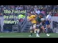 Aphiwe dyantyi the fastest rugby championship try in history