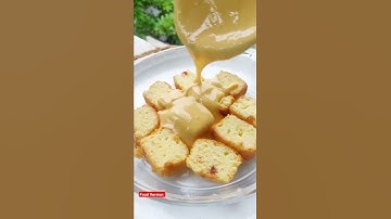 Custard Cake by Food Version #homemade #foodshorts #foodversion #shorts