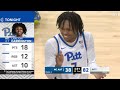 Carlton bub carrington makes pitt history in college debut