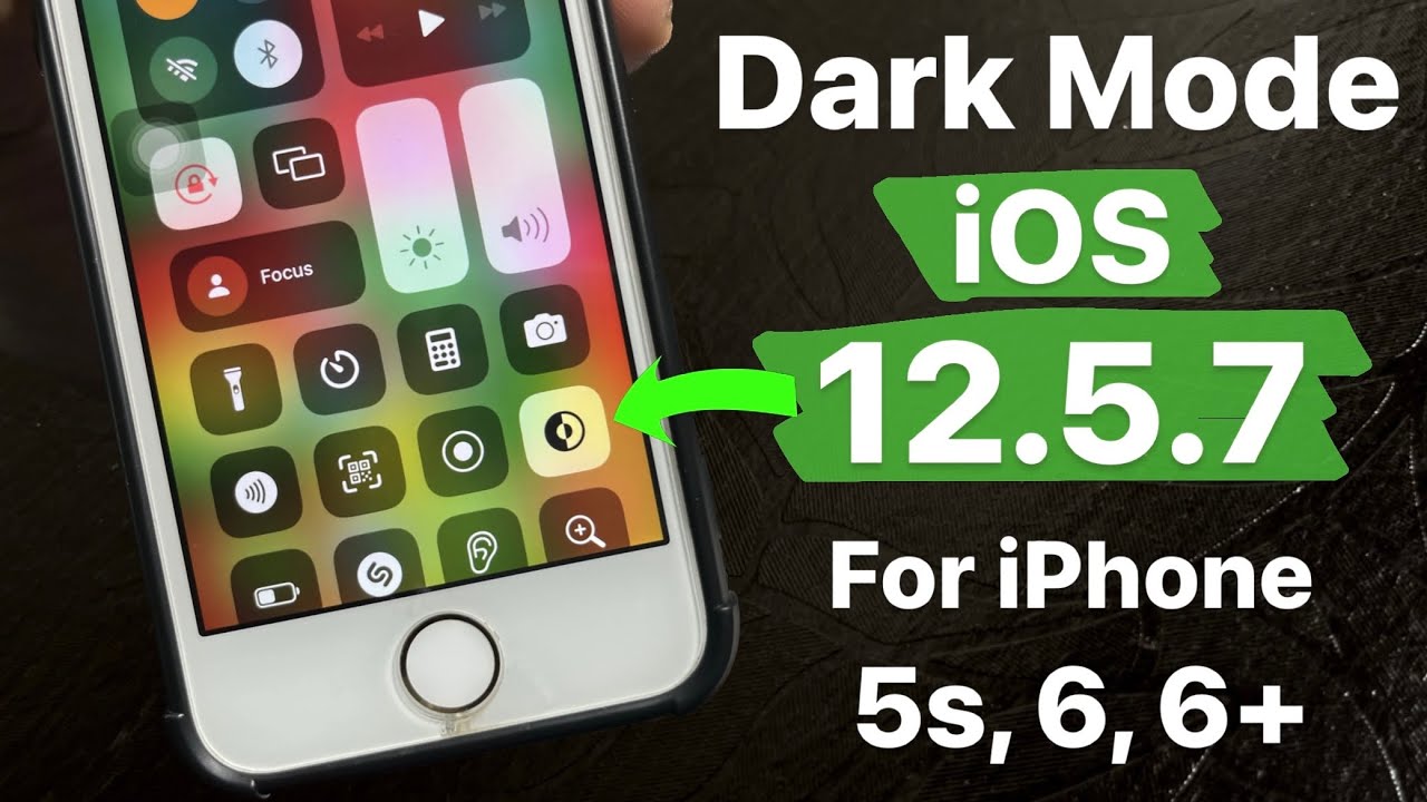 Get Official True Dark On IPhone 5s 6 6 On IOS 12 5 7 DARK MODE Get Official True Dark On IPhone 5s 6 6 On IOS 12 5 7 DARK MODE