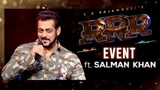 RRR Event - Salman Khan Speech | SS Rajamouli | NTR, Ram Charan, Alia Bhatt | 25th March