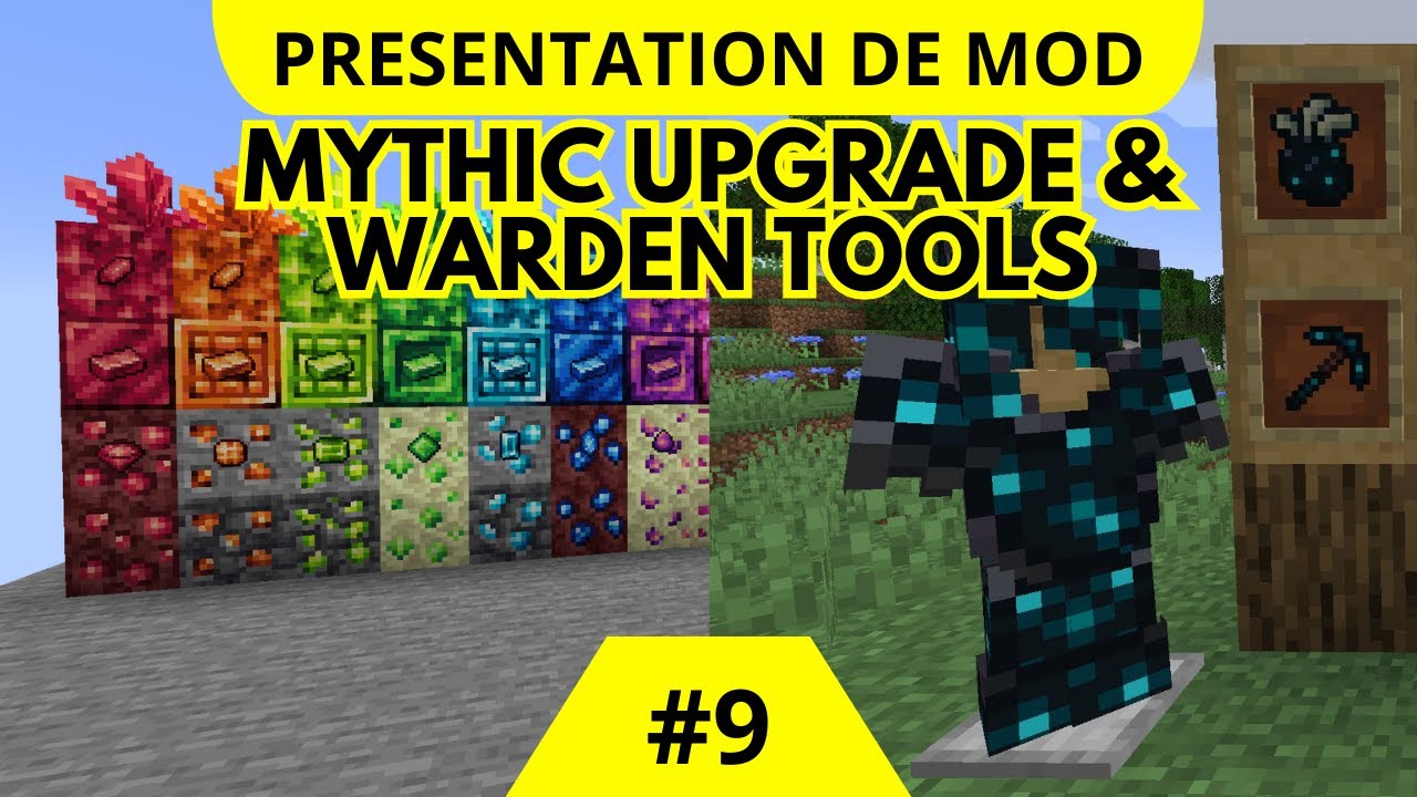 Minecraft | Présentation de mod | #9 | Mythic Upgrades & Warden Tools (1.20)