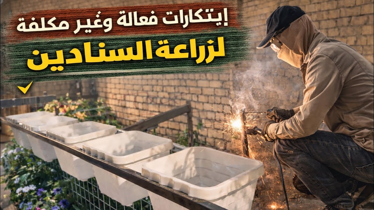 ابتكارات بلا ثمن لاستغلال المساحات وزراعة السنادين 