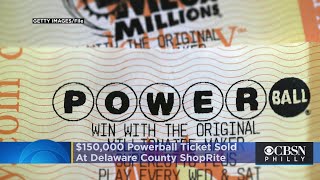 $150,000 Powerball With Power Play Ticket Sold At ShopRite In Delaware County
