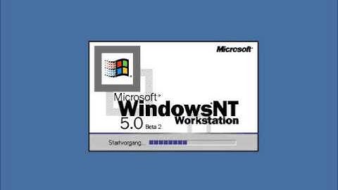 Windows NT 5.0 Beta 2 German Startup