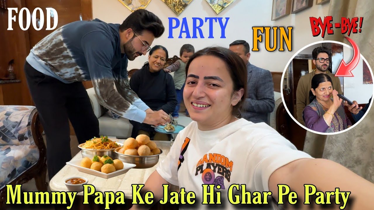 Mummy Papa Ke Jate Hi Ghar Pe Party || Mummy Ne Ki Humpe Jasoosi || Jyotika and Rajat