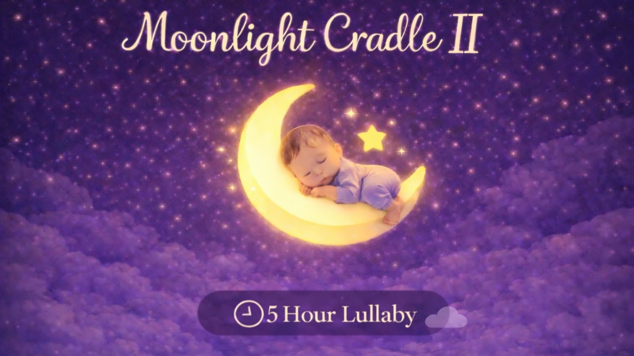 Baby Sleep Music ♫ with Shh Sound 🌙 5 Hours of Soothing Bedtime Songs   | White Noise Lullaby