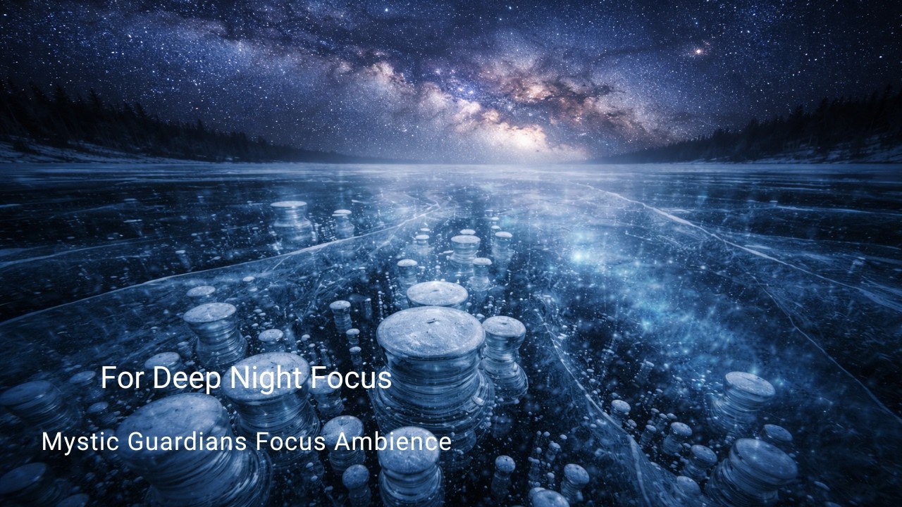 Frozen Lake at Night— Ambient Music for Focus