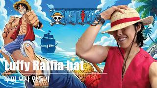 KNITTING HANDS: Crochet ONE PIECE Luffy Straw Hat Tutorial 🏴☠️ | Knitting a Luffy Hat for Beginners