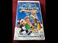 Opening &amp; Closing to Mickey's Magical Christmas: Snowed In At The House Of Mouse 2001 VHS