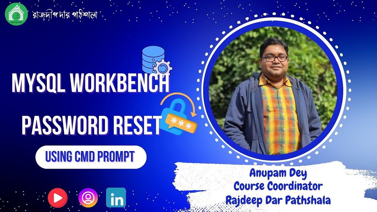 MYSQL Workbench Password Reset Using CMD Prompt By Anupam Dey YouTube mysql-workbench-password-reset-using-cmd-prompt-by-anupam-dey-youtube