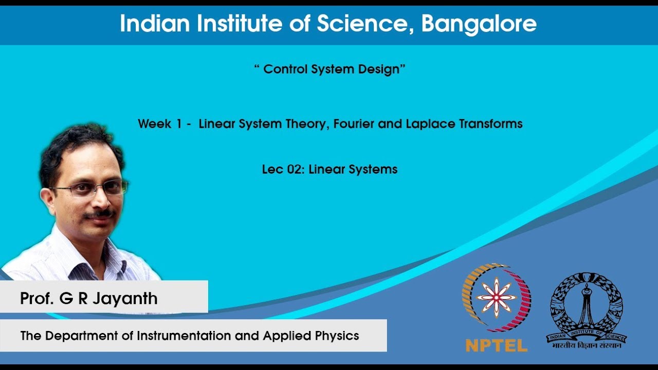 Lec 02 Linear Systems - YouTube