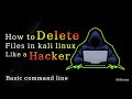 How to Delete / Remove files from Terminal in Kali Linux | Bangla