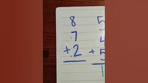 1st grade math adding three numbers