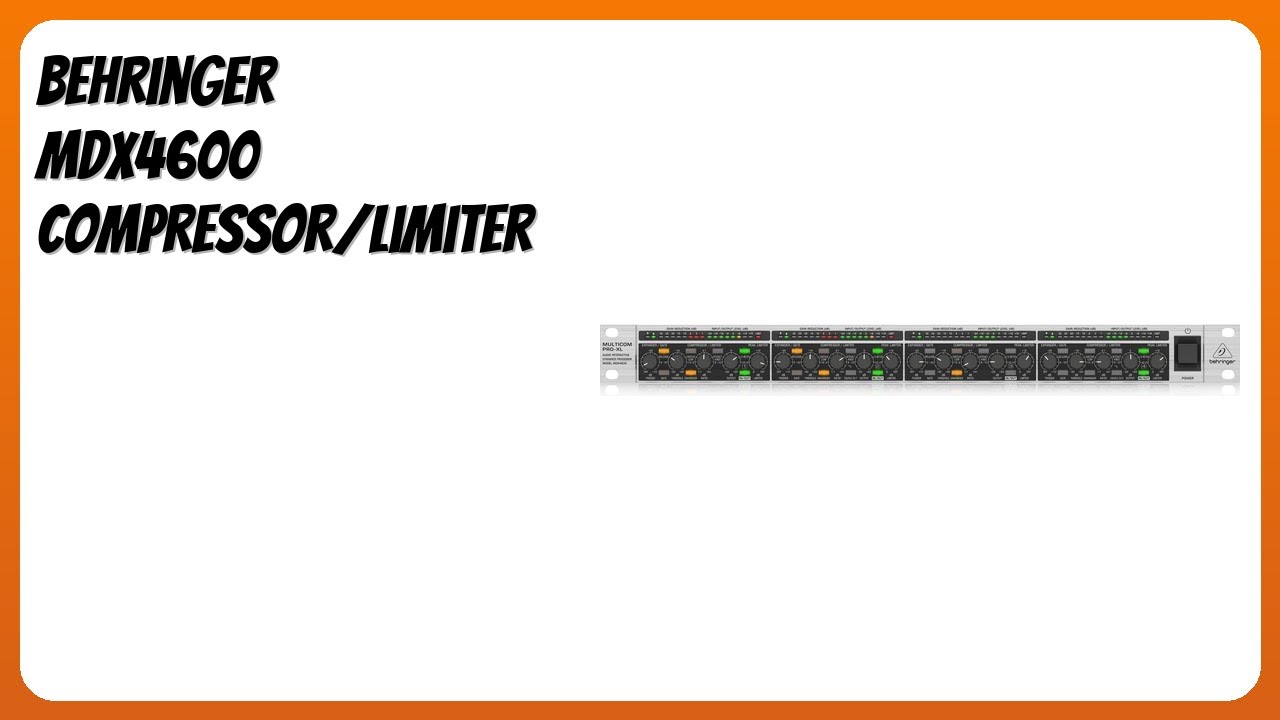REVIEW (2026): Behringer MDX4600 Compressor/Limiter. Features