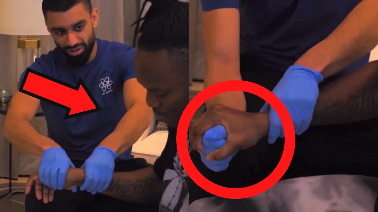 KSI SUFFERS HAND INJURY AHEAD OF DILLON DANIS FIGHT MISFITS 004