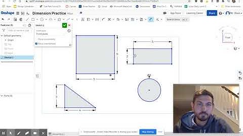 Dimension Directions Onshape