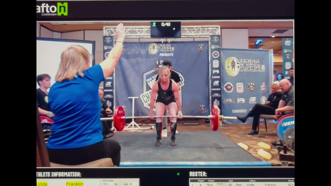 Linda Franklin - 349lb Deadlift